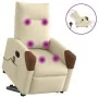 Sillón de masaje eléctrico reclinable elevable tela crema von , Sessel - Ref: Foro24-3324034, Preis: 323,28 €, Rabatt: %