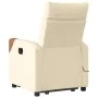 Sillón de masaje eléctrico reclinable elevable tela crema von , Sessel - Ref: Foro24-3324034, Preis: 323,28 €, Rabatt: %