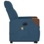 Sillón de masaje eléctrico reclinable elevable de tela azul by , Armchairs - Ref: Foro24-3324036, Price: 353,27 €, Discount: %