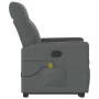 Silla de masaje reclinable de pie de tela gris oscuro de , Sillones - Ref: Foro24-3324060, Precio: 290,69 €, Descuento: %