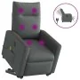 Sillón de masaje eléctrico reclinable elevable tela gris oscuro by , Armchairs - Ref: Foro24-3324074, Price: 340,92 €, Discou...