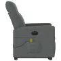 Sillón de masaje eléctrico reclinable elevable tela gris oscuro by , Armchairs - Ref: Foro24-3324074, Price: 340,92 €, Discou...
