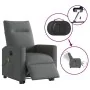 Sillón de masaje eléctrico reclinable elevable tela gris oscuro by , Armchairs - Ref: Foro24-3324074, Price: 340,92 €, Discou...