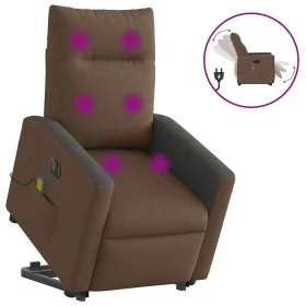 Sillón de masaje eléctrico reclinable elevable tela marrón von , Sessel - Ref: Foro24-3324076, Preis: 340,42 €, Rabatt: %