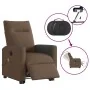 Sillón de masaje eléctrico reclinable elevable tela marrón by , Armchairs - Ref: Foro24-3324076, Price: 340,42 €, Discount: %