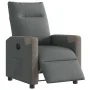 Sillón reclinable eléctrico de tela gris oscuro by , Armchairs - Ref: Foro24-3324081, Price: 243,26 €, Discount: %
