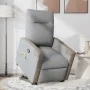 Sillón de masaje reclinable de pie de tela gris claro by , Armchairs - Ref: Foro24-3324095, Price: 287,48 €, Discount: %