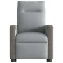 Sillón de masaje reclinable de pie de tela gris claro by , Armchairs - Ref: Foro24-3324095, Price: 287,48 €, Discount: %