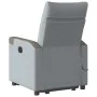 Sillón de masaje reclinable de pie de tela gris claro by , Armchairs - Ref: Foro24-3324095, Price: 287,48 €, Discount: %