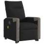 Sillón reclinable de masaje elevable tela negro by , Armchairs - Ref: Foro24-3324097, Price: 287,48 €, Discount: %
