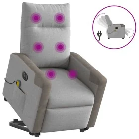 Sillón de masaje eléctrico reclinable elevable tela gris nube von , Sessel - Ref: Foro24-3324104, Preis: 338,91 €, Rabatt: %