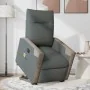 Sillón de masaje eléctrico reclinable elevable tela gris oscuro by , Armchairs - Ref: Foro24-3324106, Price: 337,89 €, Discou...
