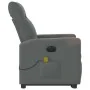 Sillón de masaje eléctrico reclinable elevable tela gris oscuro by , Armchairs - Ref: Foro24-3324106, Price: 337,89 €, Discou...