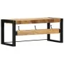 Perchero madera maciza de mango rugosa 80x35x35 cm de , Percheros para sombreros y abrigos - Ref: Foro24-4015937, Precio: 70,...