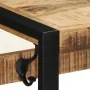 Perchero madera maciza de mango rugosa 80x35x35 cm de , Percheros para sombreros y abrigos - Ref: Foro24-4015937, Precio: 70,...