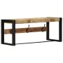 Perchero madera maciza de mango rugosa 80x35x35 cm de , Percheros para sombreros y abrigos - Ref: Foro24-4015937, Precio: 70,...