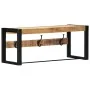 Perchero madera maciza de mango rugosa 80x35x35 cm de , Percheros para sombreros y abrigos - Ref: Foro24-4015937, Precio: 70,...