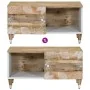 Mesa de centro de madera maciza de mango 80x50x40 cm by , Coffee table - Ref: Foro24-4018668, Price: 92,11 €, Discount: %