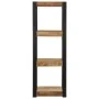 Estante de pared madera maciza de mango 35x35x100 cm von , Regale und Regale - Ref: Foro24-4015935, Preis: 120,38 €, Rabatt: %