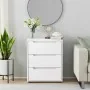 Aparador VISNES blanco 60x40x73 cm madera de ingeniería by , Drawers - Ref: Foro24-4108284, Price: 114,39 €, Discount: %