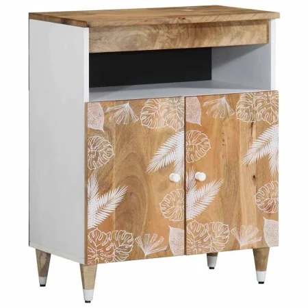 Aparador de madera maciza de mango 60x33,5x75 cm by , CD and DVD storage - Ref: Foro24-4018689, Price: 70,91 €, Discount: %
