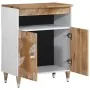 Aparador de madera maciza de mango 60x33,5x75 cm by , CD and DVD storage - Ref: Foro24-4018689, Price: 70,91 €, Discount: %