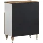 Aparador de madera maciza de mango 60x33,5x75 cm by , CD and DVD storage - Ref: Foro24-4018689, Price: 70,91 €, Discount: %