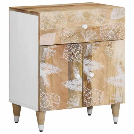 Mesita de noche madera maciza de mango 50x33x60 cm de , Mesitas de noche - Ref: Foro24-4018675, Precio: 70,89 €, Descuento: %