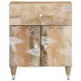 Mesita de noche madera maciza de mango 50x33x60 cm de , Mesitas de noche - Ref: Foro24-4018675, Precio: 70,89 €, Descuento: %