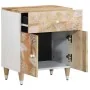 Mesita de noche madera maciza de mango 50x33x60 cm de , Mesitas de noche - Ref: Foro24-4018675, Precio: 70,89 €, Descuento: %