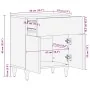 Mesita de noche madera maciza de mango 50x33x60 cm de , Mesitas de noche - Ref: Foro24-4018675, Precio: 70,89 €, Descuento: %