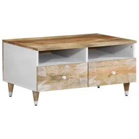 Mesa de centro de madera maciza mango 80x54x40 cm by , Coffee table - Ref: Foro24-4018677, Price: 100,93 €, Discount: %