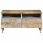 Mesa de centro de madera maciza mango 80x54x40 cm by , Coffee table - Ref: Foro24-4018677, Price: 100,93 €, Discount: %