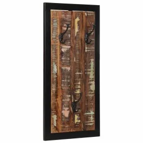 Perchero multicolor madera maciza reciclada 40x2x80 cm by , Hat and coat racks - Ref: Foro24-4015940, Price: 47,12 €, Discoun...