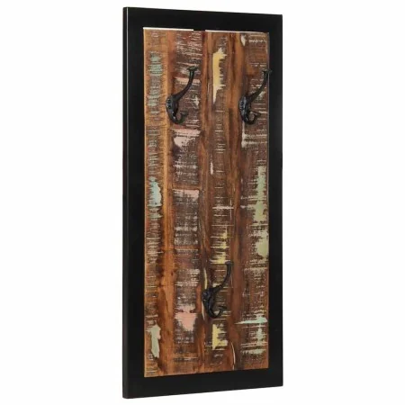 Perchero multicolor madera maciza reciclada 40x2x80 cm by , Hat and coat racks - Ref: Foro24-4015940, Price: 47,12 €, Discoun...