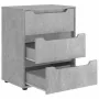 Aparador VISNES gris hormigón 60x40x73 cm madera de ingeniería by , Drawers - Ref: Foro24-4108286, Price: 115,72 €, Discount: %