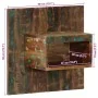 Mesilla de noche multicolor 50x27x50 cm madera maciza reciclada de , Mesitas de noche - Ref: Foro24-4017526, Precio: 99,87 €,...