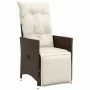 Set comedor para jardín 9 pzas y cojines ratán sintético marrón by , Garden sets - Ref: Foro24-3276778, Price: 1,00 €, Discou...