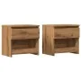 Mesitas noche 2 uds madera ingeniería roble artisian 40x30x39cm de , Mesitas de noche - Ref: Foro24-856409, Precio: 70,35 €, ...