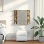 Mueble con espejo y luces LED roble artesanal 70x16,5x60 cm von , Badezimmerwaschtische - Ref: Foro24-857004, Preis: 96,55 €,...