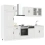 Mueble cocina Kalmar blanco de alto brillo 8 pzas by , Kitchen cabinets - Ref: Foro24-3314803, Price: 672,52 €, Discount: %