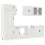 Mueble cocina Kalmar blanco de alto brillo 8 pzas by , Kitchen cabinets - Ref: Foro24-3314803, Price: 672,52 €, Discount: %