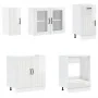 Mueble cocina Kalmar blanco de alto brillo 8 pzas by , Kitchen cabinets - Ref: Foro24-3314803, Price: 672,52 €, Discount: %