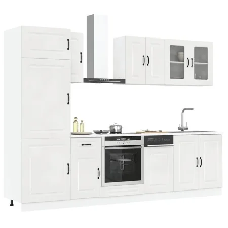 Mueble cocina Kalmar blanco de alto brillo 8 pzas von , Küchenschränke - Ref: Foro24-3314793, Preis: 696,40 €, Rabatt: %