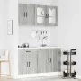 Mueble cocina Kalmar sonoma gris 4 pzas madera contrachapada by , Kitchen cabinets - Ref: Foro24-3314857, Price: 305,28 €, Di...