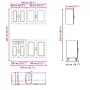 Mueble cocina Kalmar sonoma gris 4 pzas madera contrachapada by , Kitchen cabinets - Ref: Foro24-3314857, Price: 305,28 €, Di...