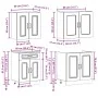 Mueble cocina Kalmar sonoma gris 4 pzas madera contrachapada by , Kitchen cabinets - Ref: Foro24-3314857, Price: 305,28 €, Di...