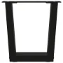 Patas para mesa de comedor forma V 2 uds negro 30x(30-31,3) cm by , Table legs - Ref: Foro24-4012600, Price: 47,65 €, Discoun...