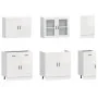 Mueble cocina Kalmar blanco de alto brillo 7 pzas de , Armarios de cocina - Ref: Foro24-3314753, Precio: 695,46 €, Descuento: %