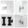 Mueble cocina Kalmar blanco de alto brillo 7 pzas de , Armarios de cocina - Ref: Foro24-3314753, Precio: 695,46 €, Descuento: %